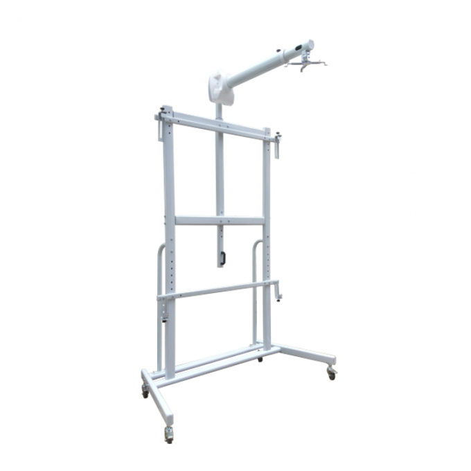 প্রজেক্টরগুলির সাথে ইন্টারেক্টিভ হোয়াইটবোর্ড ব্যবহারের জন্য মোবাইল স্ট্যান্ড 0