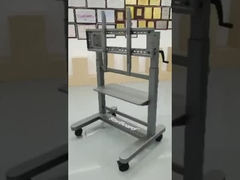 ম্যানুয়াল উচ্চতা নিয়মিত মোবাইল স্ট্যান্ড টিভি ট্রলি