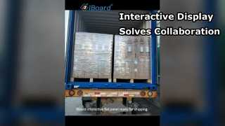 iBoard কারখানা ইন্টারেক্টিভ ফ্ল্যাট প্যানেল প্রদর্শন