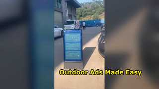 iBoard আউটডোর পোর্টেবল ডিজিটাল সাইনেজ