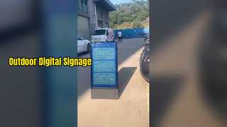 খুচরা দোকানের জন্য 43-ইঞ্চি পোর্টেবল ব্যাটারি LCD বিজ্ঞাপন প্লেয়ার ডিজিটাল সাইনেজ ডিসপ্লে IP65 আউটডো