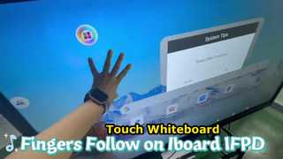 ফিঙ্গারস ফলো করে iBoard IFP-এ