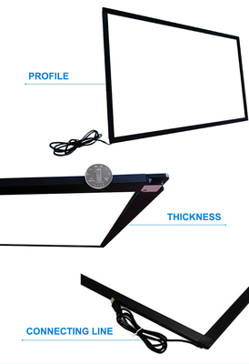 টাচ কিয়স্ক 8ms 20 টাচ পয়েন্টের জন্য iBoard OEM সাইজ 19-200 ইঞ্চি ইনফ্রারেড মাল্টি টাচ ফ্রেম