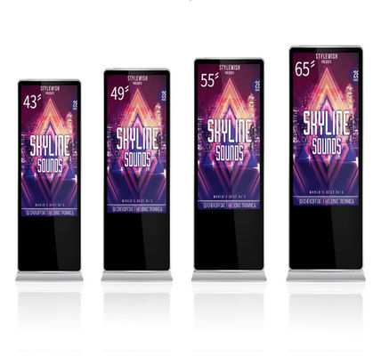 বিজ্ঞাপনের জন্য নতুন ডিজাইন মাল্টি টাচ এ টাইপ এলসিডি প্যানেল লেড ডিজিটাল ডিসপ্লে কিয়স্ক টাচ স্ক্রিন কিয়স্ক