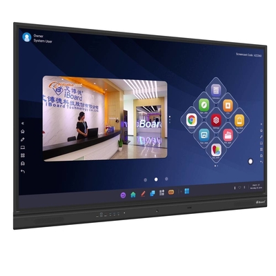 উচ্চ নির্ভুলতা 2mm LCD স্মার্ট বোর্ড সমর্থন উইন্ডোজ লিনাক্স, ইনফ্রারেড, অ্যালুমিনিয়াম খাদ ফ্রেম