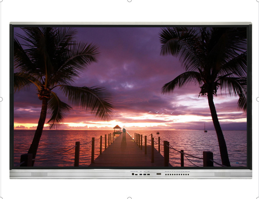 86 ইঞ্চি বড় টাচ স্ক্রিন 4K LCD মনিটর স্মার্ট বোর্ড ইন্টারেক্টিভ ফ্ল্যাট প্যানেল