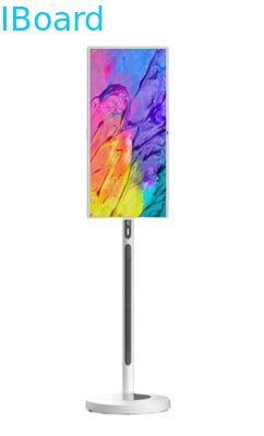 ৩২ ইঞ্চি পোর্টেবল টাচ স্ক্রিন কিওস্ক ক্যাপাসিটিভ ১০ পয়েন্ট ইন্টারেক্টিভ ডিসপ্লে সহ