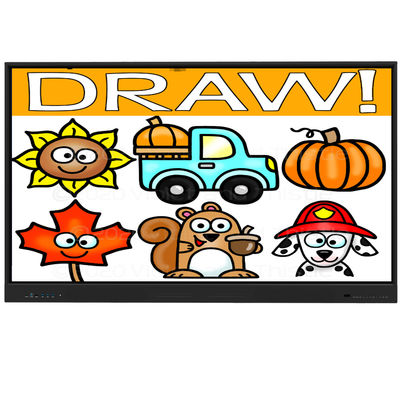 55/65/75/86/98 ইঞ্চি ইন্টারেক্টিভ ফ্ল্যাট প্যানেল ব্যবসায়িক ভিডিও কনফারেন্স এবং শিক্ষা জন্য