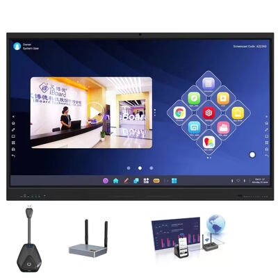 ৮৬ ইঞ্চি আইবোর্ড ইন্টারেক্টিভ হোয়াইটবোর্ড ডিজিটাল বোর্ড ফর এডুকেশন কর্পোরেট