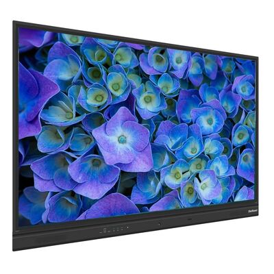 ইন্টারেক্টিভ ফ্ল্যাট প্যানেল মাল্টি-টাচ স্মার্ট বোর্ড 4K রেজোলিউশন এবং অ্যান্ড্রয়েড/উইন্ডোজ ডুয়াল সিস্টেম সহ শিক্ষা ও ব্যবসার জন্য