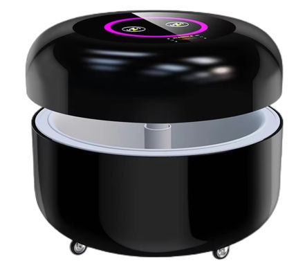 স্মার্ট মোবাইল রেফ্রিজারেটর এক্স১ বহনযোগ্য ইউনিভার্সাল হুইল সহ হাইড্রোলিক লিফটিং কভার 130L রেফ্রিজারেটর ওয়্যারলেস চার্জ