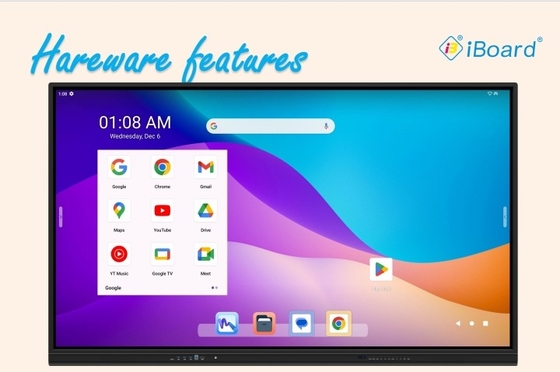 অ্যান্ড্রয়েড 13 গুগল ইডিএলএ সার্টিফাইড টাচ স্ক্রিন 178° প্রশস্ত দেখার কোণ টাচস্ক্রিন মনিটর ম্যাক ওএসএক্স এবং অ্যান্ড্রয়েডের জন্য