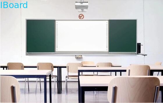 ১০২ ইঞ্চি ইন্টারেক্টিভ প্রজেক্টর বোর্ড মাল্টি টাচ ইলেকট্রনিক হোয়াইটবোর্ড