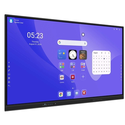সর্বশেষ অ্যান্ড্রয়েড (16+256GB) 86 ইঞ্চি ইন্টারেক্টিভ এলসিডি স্মার্ট বোর্ড ক্লাস এবং অফিসের জন্য