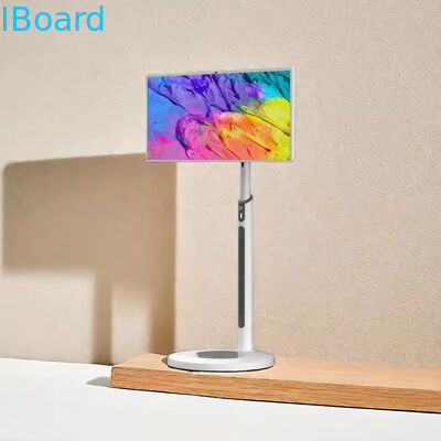 ৩২ ইঞ্চি পোর্টেবল টাচ স্ক্রিন কিওস্ক ক্যাপাসিটিভ ১০ পয়েন্ট ইন্টারেক্টিভ ডিসপ্লে সহ