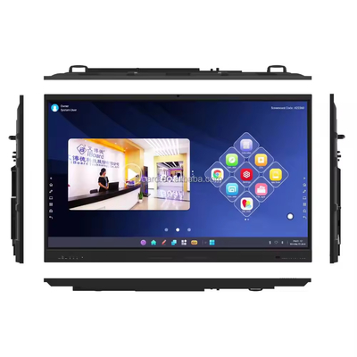 iBoard 4K 75 ইঞ্চি ইন্টারেক্টিভ ফ্ল্যাট প্যানেল ডিজিটাল স্মার্ট হোয়াইটবোর্ড ইন্টারেক্টিভ টাচ স্ক্রিন ইডিএলএ মিটিং স্কুল শিক্ষার জন্য