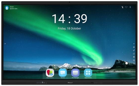 সর্বশেষ Android14 (32+512GB) 75 ইঞ্চি ইন্টারেক্টিভ ফ্ল্যাট প্যানেল উচ্চ শেষ সমাধানের জন্য
