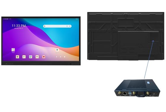 আইআর ইন্টারেক্টিভ হোয়াইটবোর্ড স্মার্ট টাচ স্ক্রিনের জন্য অ্যান্ড্রয়েড ইডিএলএ অপস কম্পিউটার