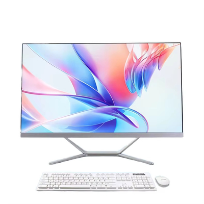 কারখানার OEM 21.5 '23.8' 27 ইঞ্চি ডেস্কটপ মনিটর অন্তর্নির্মিত ওয়েবক্যাম সহ সমস্ত ইন ওয়ান অ্যান্ড্রয়েড এবং ক্যাপাসিটিভ টাচ সহ উইন সিস্টেম