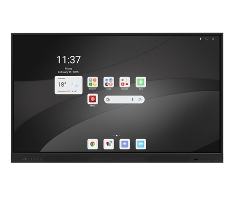 হাই-এন্ড অ্যান্ড্রয়েড (16+256GB) 75 ইঞ্চি ইন্টারেক্টিভ ফ্ল্যাট প্যানেল সমর্থন দ্বৈত সিস্টেম