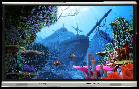 কারখানার সহজ ইন্টারেক্টিভ হোয়াইটবোর্ড ফ্ল্যাট প্যানেল প্রদর্শন ইনফ্রারেড টাচ