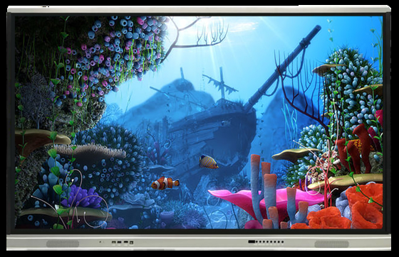 কারখানার পাইকারি টাচ স্ক্রিন ইন্টারেক্টিভ ফ্ল্যাট প্যানেল ডিসপ্লে, ইনফ্রারেড টাচ এবং ইন্টারনেট নেটওয়ার্কের মাধ্যমে রিমোট আপগ্রেড সহ ইন্টারেক্টিভ হোয়াইটবোর্ড টাচ স্ক্রিন টিভি মনিটর