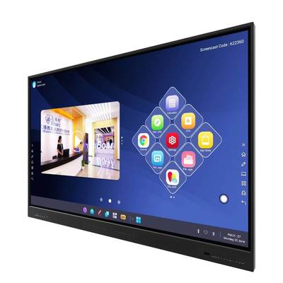 Iboard YL5W-75 Android 13.0 8G 128G 500cd/m2 এর জন্য ব্রোশিওর স্পিকার সহ ওয়াইফাই ক্যামেরা এবং মাইক্রোফোন স্কুল প্রকল্পের জন্য অফিস সভা ব্যবহার