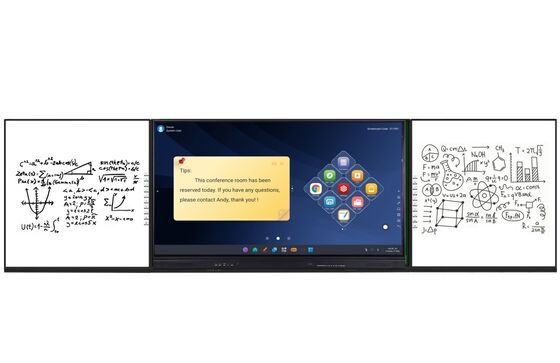 আইবোর্ড অ্যান্ড্রয়েড ১৪ ডুয়াল সিস্টেম ই এম ইন্টারেক্টিভ হোয়াইটবোর্ড স্কুল শিক্ষার জন্য