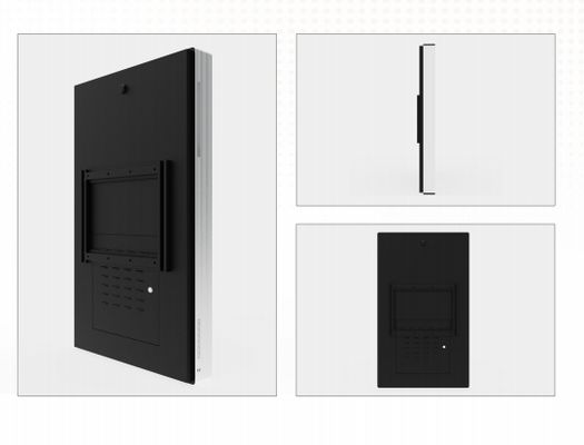 65 ইঞ্চি ওয়াল মাউন্ট ইনফ্রারেড টাচ স্ক্রিন কিওস্ক 4K রেজোলিউশন এবং অন্তর্নির্মিত স্পিকার সঙ্গে