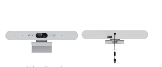 অটো ট্র্যাকিং ভিডিও 360 কনফারেন্স ক্যামেরা 4K এইচডি ওয়েবক্যাম ইন্টারেক্টিভ হোয়াইটবোর্ড মিটিং কনফারেন্সের জন্য রিমোট কন্ট্রোল সহ এআই