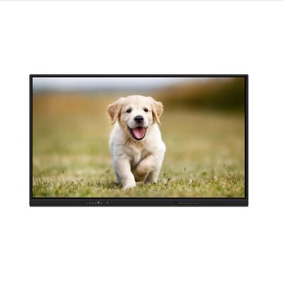 ক্লাসরুম মিটিংয়ের জন্য ইন্টারেক্টিভ হোয়াইটবোর্ড ফ্ল্যাট প্যানেল 86 ইঞ্চি মাল্টি টাচ স্ক্রিন