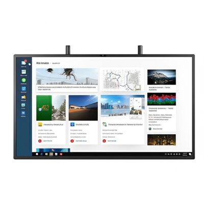 স্কুল এবং মিটিংগুলির জন্য অ্যান্ড্রয়েড ১৪ আল্ট্রা ফাইন ইনফ্রারেড টাচ এবং ঐচ্ছিক ক্যামেরা মাইক্রোফোন সহ এলইডি ইন্টারেক্টিভ হোয়াইটবোর্ড