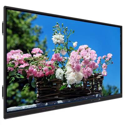 স্মার্ট শিক্ষার জন্য ইনফ্রা-রেড টাচ প্রযুক্তি এবং ডুয়াল অপারেটিং সিস্টেম সহ আইবোর্ড 4K আল্ট্রা এইচডি ইন্টারেক্টিভ হোয়াইটবোর্ড