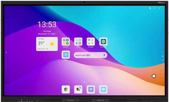 স্কুল কনফারেন্সের জন্য 4K EDLA 75 ইঞ্চি ইন্টারেক্টিভ প্যানেল স্মার্ট বোর্ড