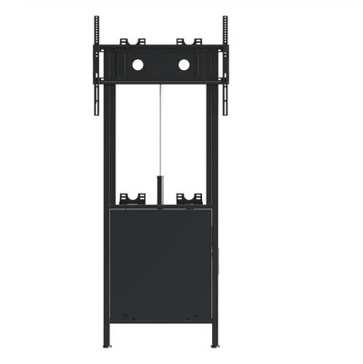 বৈদ্যুতিক উচ্চতা সামঞ্জস্যযোগ্য মোবাইল স্ট্যান্ড ফ্লোর স্ট্যান্ড 86 ইঞ্চি পর্যন্ত টিভি / আইএফপিডি জন্য