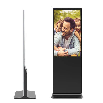 আইবোর্ড ৪৩ ৫০ ৫৫ ৬৫ ৭৫ ইঞ্চি উল্লম্ব স্ট্যান্ড বিজ্ঞাপন স্ক্রিন এলসিডি ডিজিটাল সাইনেজ টোটেম এলইডি ডিসপ্লে প্রদর্শনীর জন্য