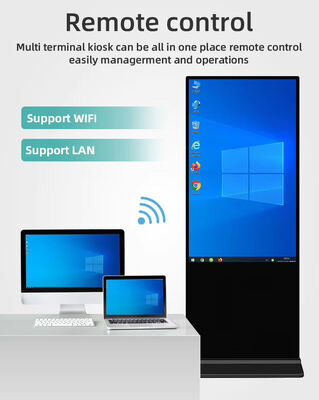 ইন্টারেক্টিভ বিজ্ঞাপনের জন্য ইনফ্রারেড টাচ স্ক্রিন মাল্টি-ওএস সমর্থন এবং ফুল এইচডি রেজোলিউশন সহ অ্যান্ড্রয়েড সিস্টেম ডিজিটাল সিগনেজ