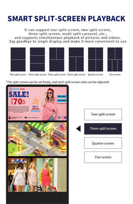 ইনফ্রারেড টাচ স্ক্রিন সহ অ্যান্ড্রয়েড সিস্টেম ভিত্তিক ডিজিটাল সিগনেজ ইন্টারেক্টিভ ডিসপ্লে সলিউশন এবং বর্ধিত ব্যবহারকারীর ব্যস্ততা সরবরাহ করে