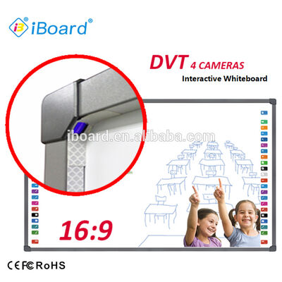 96 Inches Optical Interactive Whiteboard with Optical Imaging Touch Technology and 1920x1080 Pixels Resolution