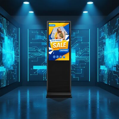 ইন্টারনেট জিপিআরএস চালিত ডিজিটাল সিগনেজ যা 8 জি মেমরি এবং ক্লাউড ভিত্তিক সিএমএস সরবরাহ করে যা সামগ্রী পরিচালনা এবং ইন্টারেক্টিভ প্রদর্শন সরবরাহ করে