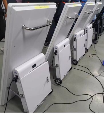 ইন্টারেক্টিভ ডিজিটাল সিগনেজ এবং বিজ্ঞাপন প্রদর্শনের জন্য 1080P রেজোলিউশন সহ 43 ইঞ্চি ফ্লোর-স্ট্যান্ডিং টাচ স্ক্রিন কিওস্ক