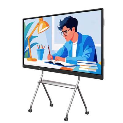 75 ইঞ্চি অ্যান্ড্রয়েড পিসি স্মার্ট প্যানেল ওয়াইফাই HDMI ইউএসবি 50 টাচ পয়েন্ট মিটিং অফিসের জন্য