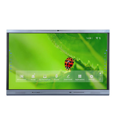 উপস্থাপনার জন্য 65 '' ইন্টারেক্টিভ ফ্ল্যাট প্যানেল কনফারেন্স রুম শ্রেণিকক্ষ স্মার্ট বোর্ড