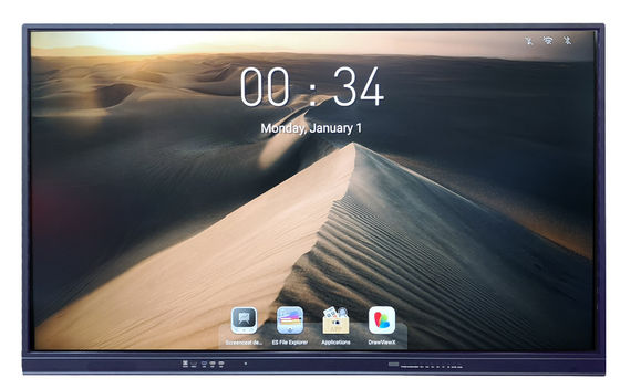 IR ইন্টারেক্টিভ ফ্ল্যাট প্যানেল ডিজিটাল বোর্ড ৫৫ ইঞ্চি স্মার্ট টাচ স্ক্রিন