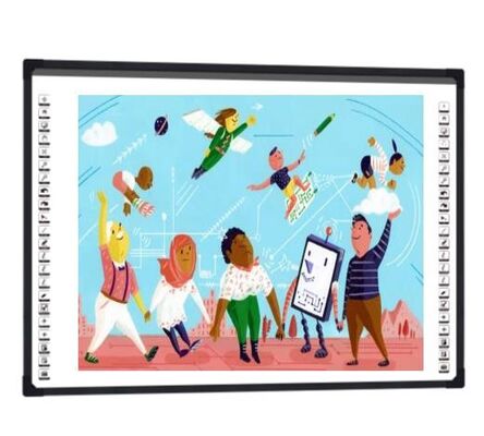 92 ইঞ্চি আইআর ইন্টারেক্টিভ হোয়াইটবোর্ড শিক্ষামূলক স্মার্ট ক্লাসরুম হোয়াইটবোর্ড