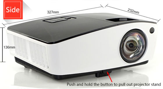 280W ডিএলপি লেজার প্রজেক্টর 1024 x 768 এক্সজিএ ডিএলপি শর্ট থ্রো প্রজেক্টর ল্যাম্প প্রজেক্টর