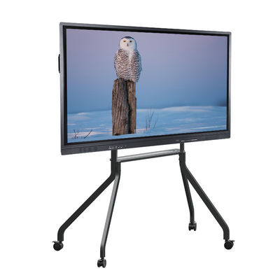 4K LED ইন্টারেক্টিভ স্মার্ট বোর্ড 65 ইঞ্চি অ্যান্ড্রয়েড 8 সিস্টেম, অ্যালুমিনিয়াম ফ্রেম, সাপোর্ট OPS