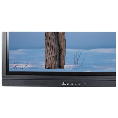 4K LED ইন্টারেক্টিভ স্মার্ট বোর্ড 65 ইঞ্চি অ্যান্ড্রয়েড 8 সিস্টেম, অ্যালুমিনিয়াম ফ্রেম, সাপোর্ট OPS