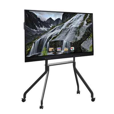 ৬৫ ইঞ্চি এলইডি ইন্টারেক্টিভ হোয়াইটবোর্ড, অ্যান্ড্রয়েড স্মার্ট ফ্ল্যাট প্যানেল ২০/৪০ টাচ পয়েন্ট ইনফ্রারেড কালো রঙ