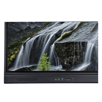 ৬৫ ইঞ্চি এলইডি ইন্টারেক্টিভ হোয়াইটবোর্ড, অ্যান্ড্রয়েড স্মার্ট ফ্ল্যাট প্যানেল ২০/৪০ টাচ পয়েন্ট ইনফ্রারেড কালো রঙ